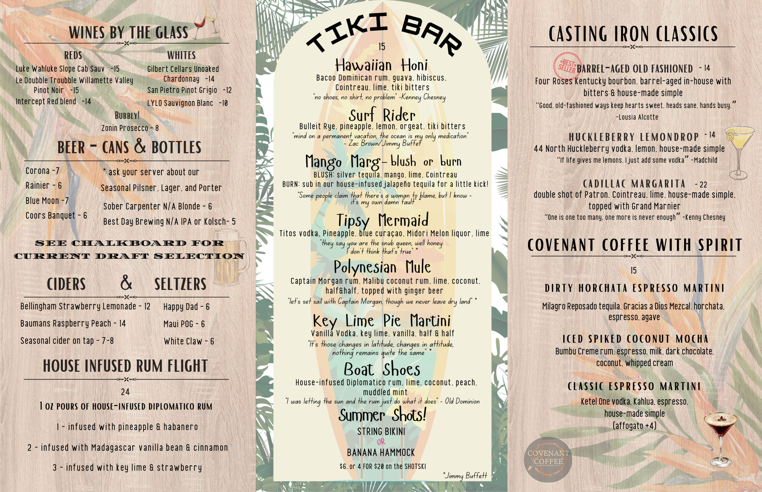 Summer Menu 2025